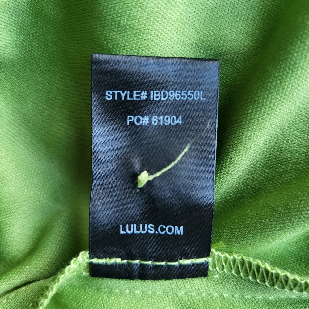 Lulus Green Floral Print Backless Mini Dress - Picture 6 of 8